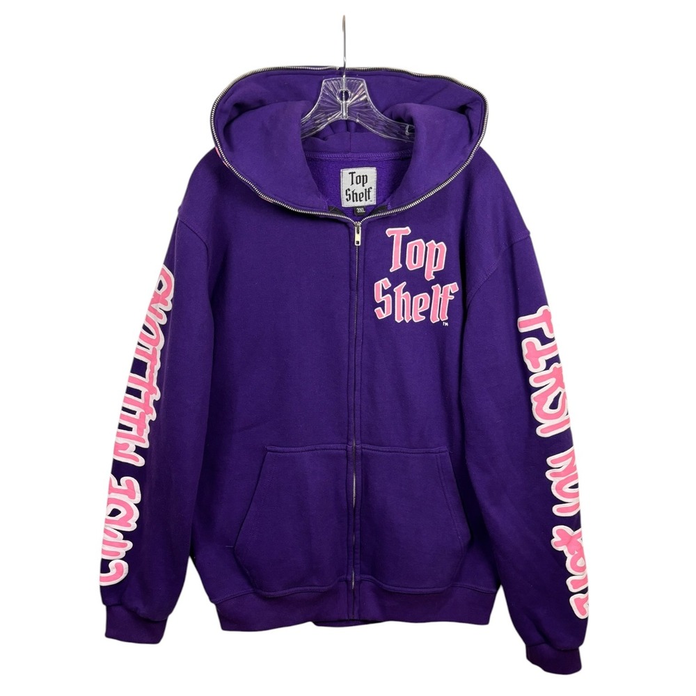 Top Shelf Y2KSkull Full Zip Hoodie Chase Millions First Mens Sz 3XL Streetwear